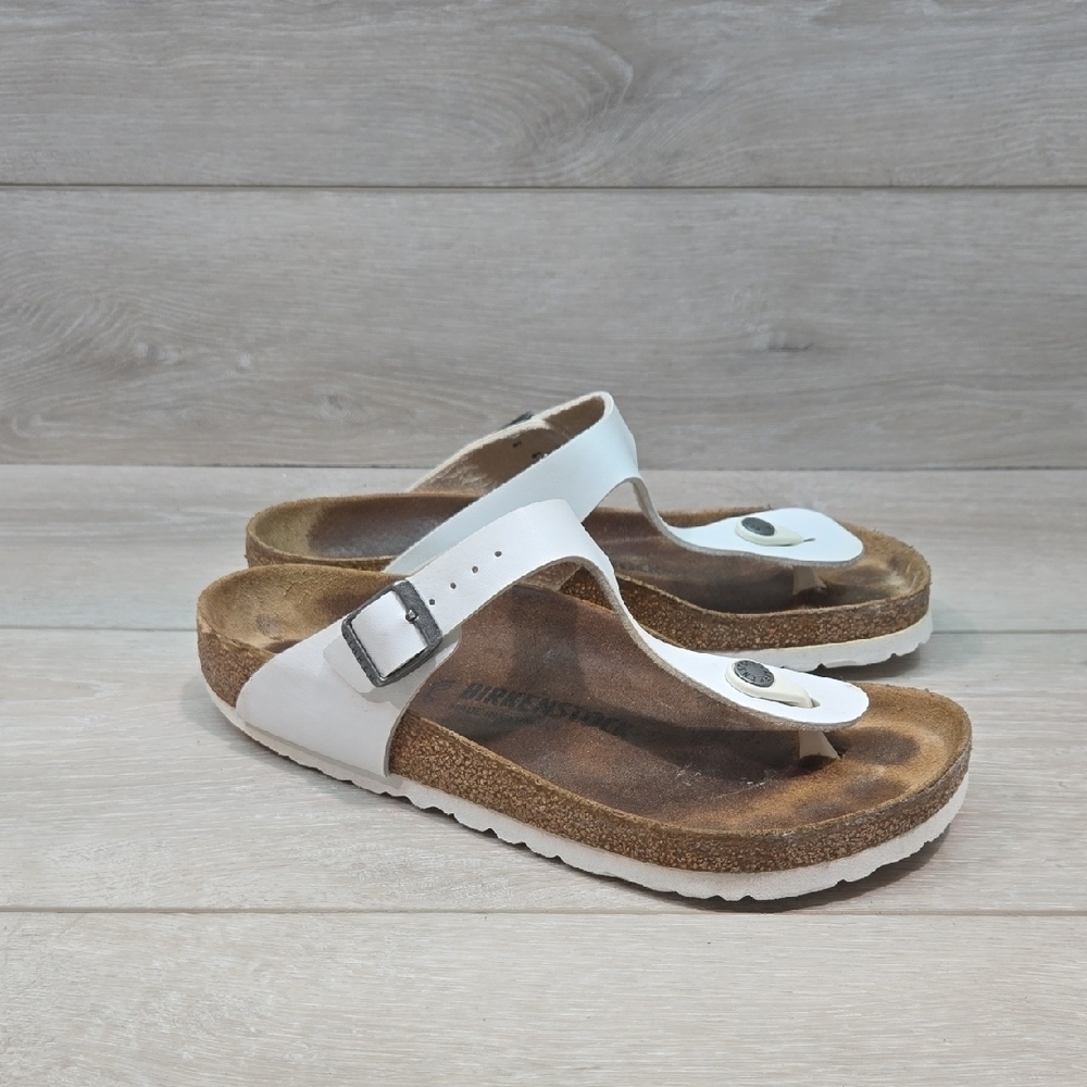 Birkenstock Women's Gizeh T Strap Sandals Slide Shoes Sz 38/7 Regular